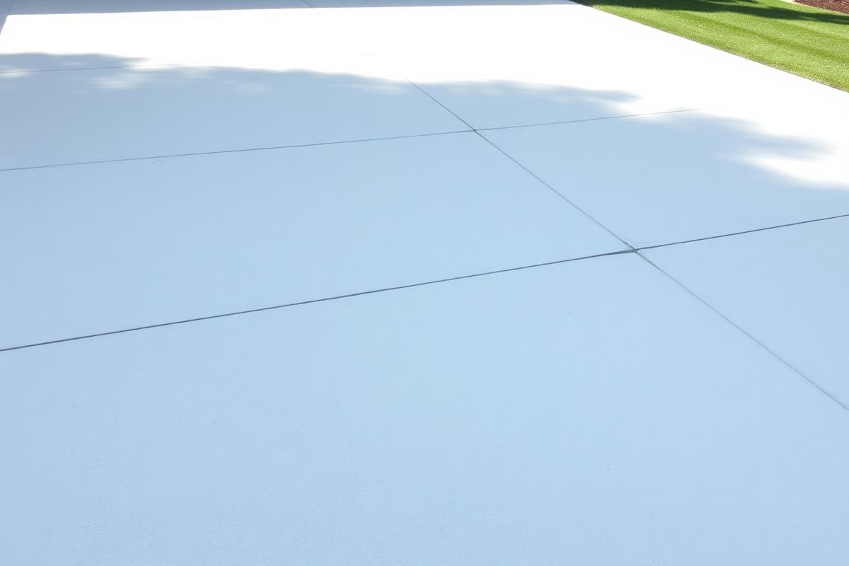 Concrete driveway – after cleaning