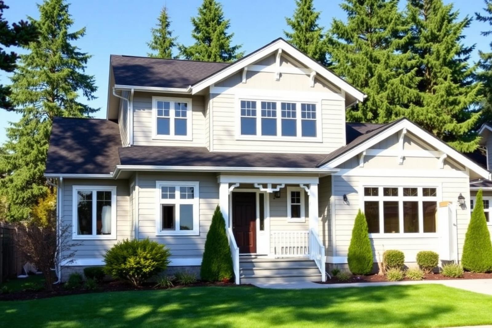 Beautifully washed craftsman home